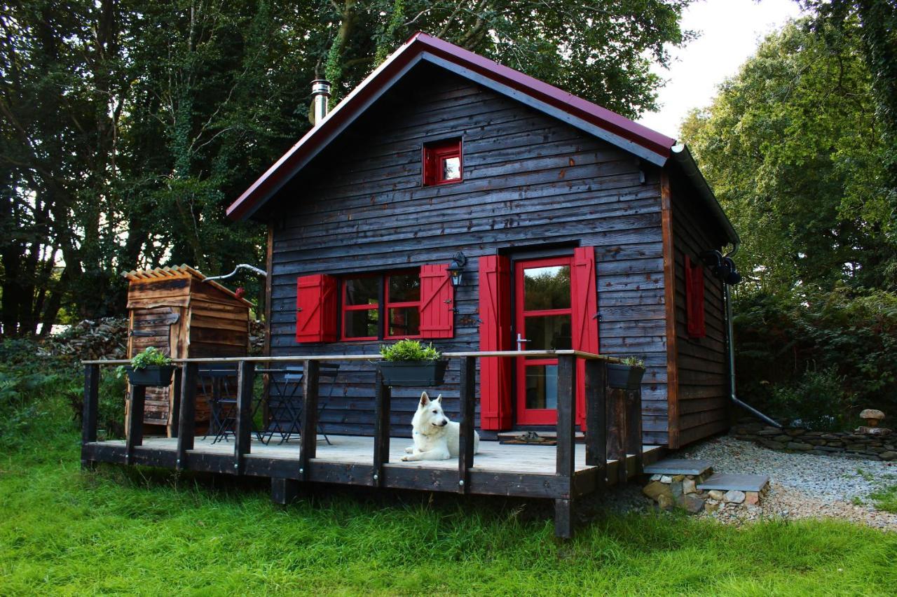 Chalet Cosy En Lisiere De Foret Paule Bagian luar foto